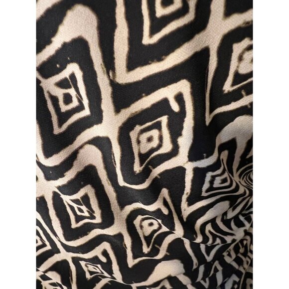 Ralph Lauren Dress Camel Brown L Large Ikat Stretch Sheath Washable New - Picture 9 of 13